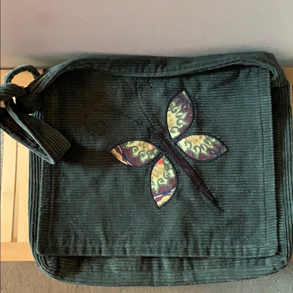 Vintage Soft Corduroy Messenger Bag